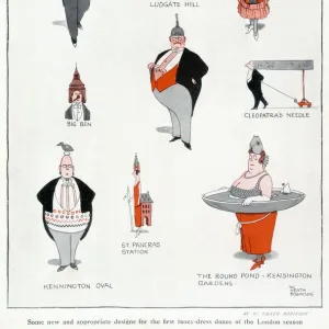 The Sites of London, by William Heath Robinson