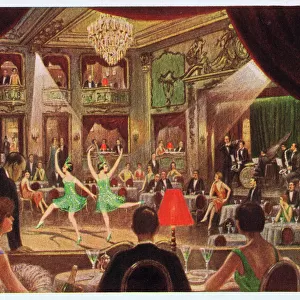 A sketch of a cabaret at the Theatre des Westens, Berlin, 19