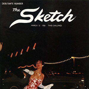 Sketch front cover - Debutante Number 1958
