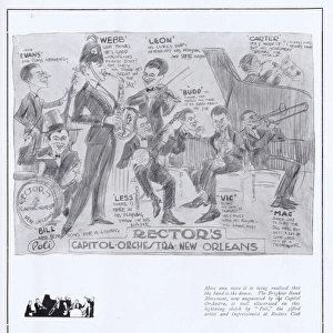 A sketch of the dance band The Capitol Orchestra