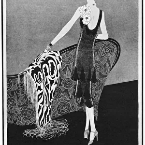A sketch by Gordon Conway of The Black Frock, London 1926