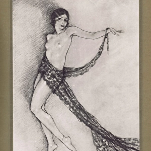 Sketch of Marialis in the revue Bonjour Paris at the Casino