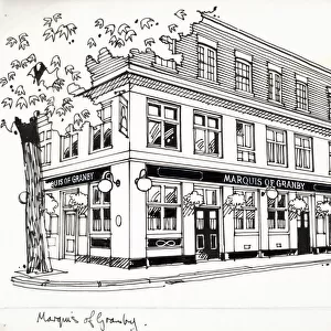 Sketch of Marquis Of Granby PH, Westminster, London