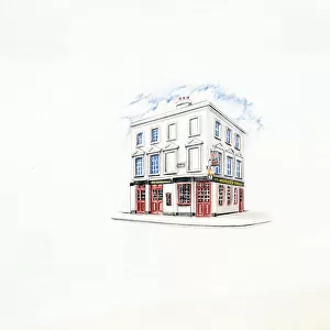 Sketch of St Georges Tavern, Pimlico, London