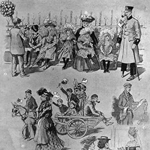 Sketches during the Coronation, 1902