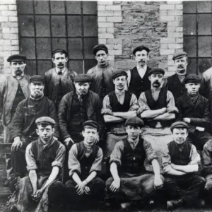 Skewen Colliery workmen, Glamorgan, South Wales