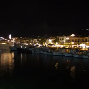 Skiathos Town by Night