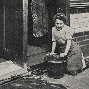 A slavey or servant maid, East End of London