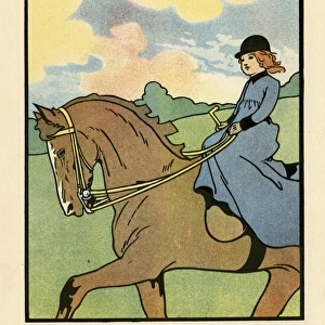 Small Girl on Horse