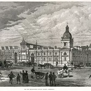 Smithfield Poultry Market, London 1875