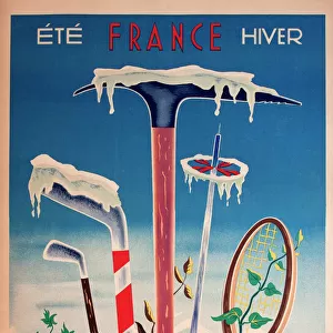 SNCF poster, Chamonix, France