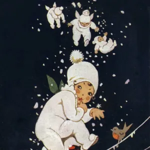 Snow Babies - A Safe Landing by Dorothy Wheeler