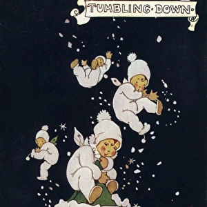 Snow Babies - Tumbling Down by Dorothy Wheeler