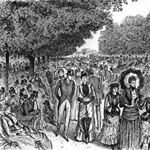Society in Hyde Park during the London Season, 1886