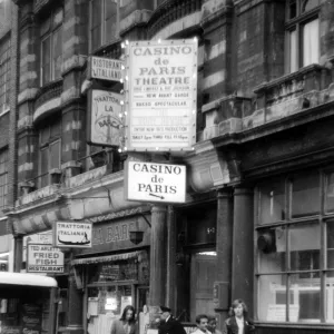 Soho, London - Denman Street - Casino de Paris Theatre