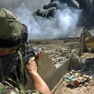 Soldier serving with The Irish Guards - Basra, Iraq