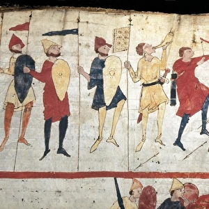 Detail of soldiers in Commentarius in Apocalypsim
