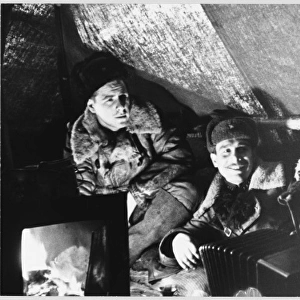 Soldiers in Dug-Out