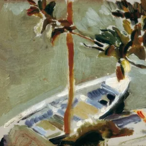 SOROLLA, Joaqu�(1863-1923). Txalupa zutoin bati