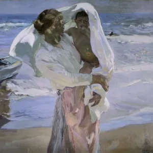 SOROLLA, Joaqu�(1863-1923). After the Bath