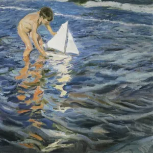 SOROLLA, Joaqu�(1863-1923). The Little Sloop