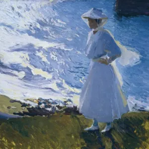 SOROLLA, Joaqu�(1863-1923). Maria at the beach