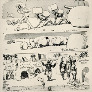 Soudan, Fashoda conflict. Magazine Punch, 1898