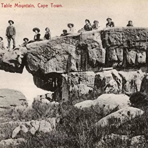 South Africa - Cape Town - Table Mountain - Precarious rock