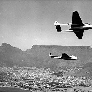 Two South African Air Force de Havilland Vampire FB5s 203