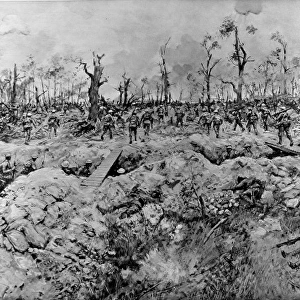 South African soldiers capturing Delville Wood