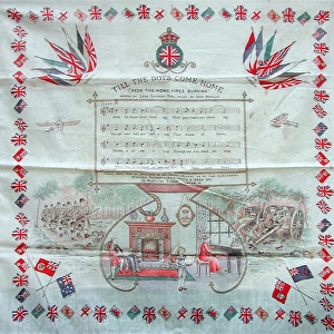 Souvenir printed cotton square