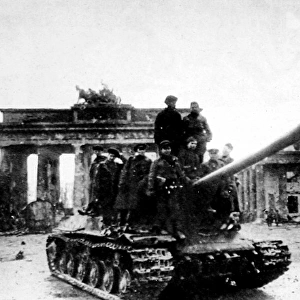 Soviet Heavy Tank in Berlin; Second World War, 1945