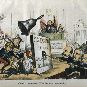 Spain (1869). Glorious revolution. Suspension