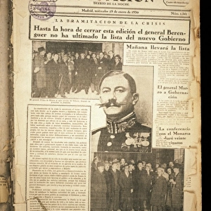 Spain (1930). Newspaper La Nacion (29th January