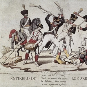 Spain (19th c. ). El Entierro de los Serviles