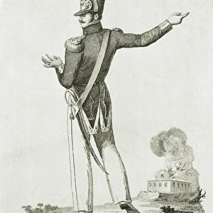 Spain (19th c. ). Fireman of the royalist volunteers