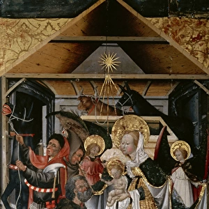 Spain. Altarpiece from Verdu by Jaume Ferrer II. 15th c. entu