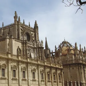 Spain. Andalusia. Seville. Gothic Cathedral