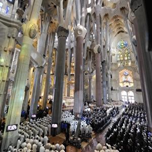 SPAIN. Barcelona. Expiatory Church of the Holy