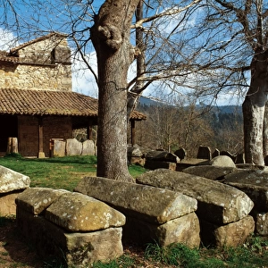Spain. Basque Country. Necropolis of Argineta. Formed by sep