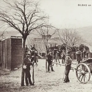 Spain. Carlism. Bilbao in 1874