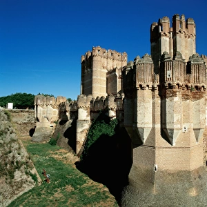 Spain. Castile-Leon. Coca. Coca Castle. 15th century. Mudejar