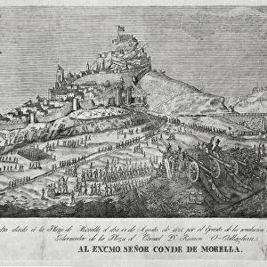 Spain. First Carlist War. Second assault to Morella