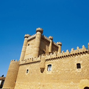 Spain. Fuensaldana. Castle. Actually is assigned as a headqu