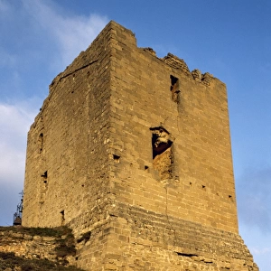 Spain. La Rioja. San Vicente de la Sonsierra. Castle. Tower
