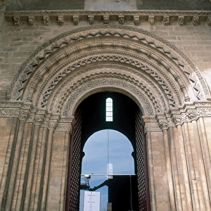Spain. Lleida. Seu Vella. Godsons Door (Porta dels Fillols)