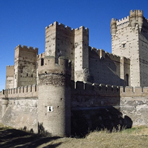 Spain. Medina del Campo. Castle of the La Mota