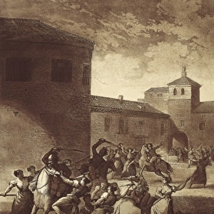 Spain. Peninsular War (1808-1814). Battle in