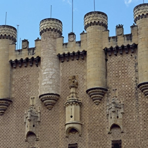 Spain. Segovia. The Alcazar. Tower of John II of Castile