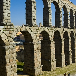 SPAIN. Segovia. Roman aqueduct. Roman art. Early